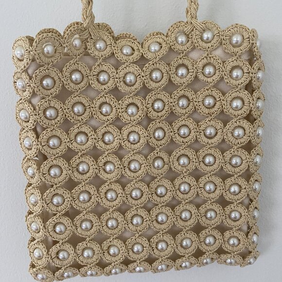 Haute Hippie Pearl Weaved Tote Bag - Picture 2 of 4